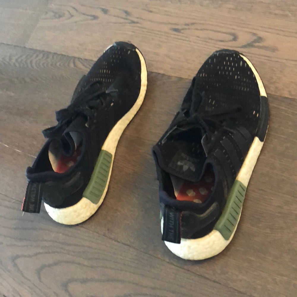 Used Adidas nod r1 camo black green